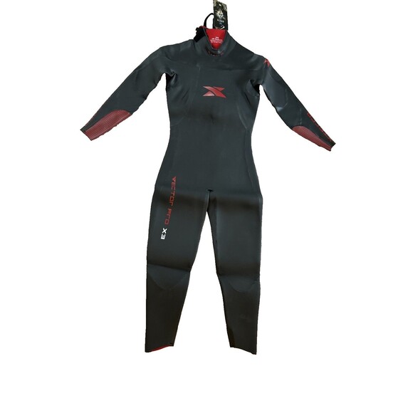 XTERRA Wetsuit Women’s Black Vector Pro X3 Swim Open Water Flexible Triathlon M - Picture 1 of 16